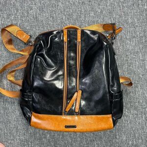 Cluci Greene Vegan Soft Leather Backpack Leather Purse For Work And Study